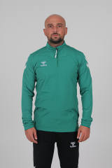 Hummel - Gihamsport Oregon Yarım Fermuarlı Eşofman Üstü Yeşil