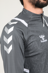 Hummel - Gihamsport Dream Yarım Fermuarlı Eşofman Üstü Antrasit