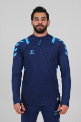 Hummel - Gihamsport Dream Yarım Fermuarlı Eşofman Üstü Lacivert