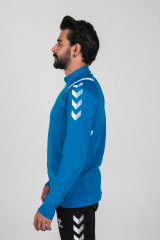 Hummel - Gihamsport Dream Yarım Fermuarlı Eşofman Üstü Sax Mavi