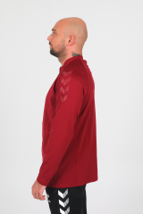 Hummel - Gihamsport Dream Tam Fermuarlı Eşofman Üstü Bordo