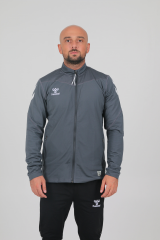 Hummel - Gihamsport Oregon Tam Fermuarlı Eşofman Üstü Antrasit