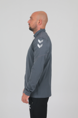 Hummel - Gihamsport Oregon Tam Fermuarlı Eşofman Üstü Antrasit