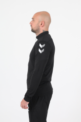 Hummel - Gihamsport Oregon Tam Fermuarlı Eşofman Üstü Siyah