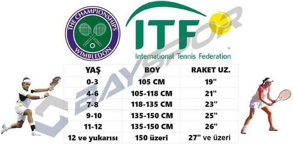 TRYON Fıre Tenis Raketi 27 İnc L3