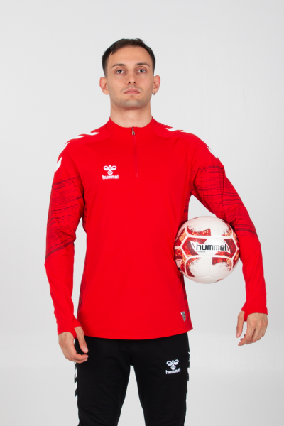 Hummel - Gihamsport Lıne Yarım Fermuarlı Eşofman Üstü Kırmızı