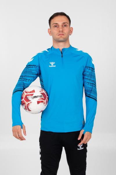 Hummel - Gihamsport Lıne Yarım Fermuarlı Eşofman Üstü Turkuaz