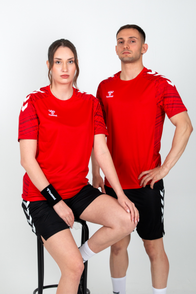 Hummel - Gihamsport Lıne Antrenman Tişörtü Kırmızı