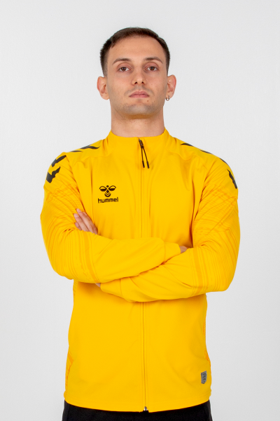 Hummel - Gihamsport Lıne Tam Fermuarlı Eşofman Üstü Sarı