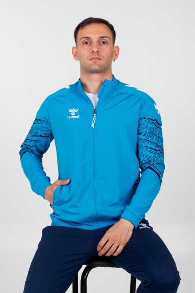Hummel - Gihamsport Lıne Tam Fermuarlı Eşofman Üstü Turkuaz