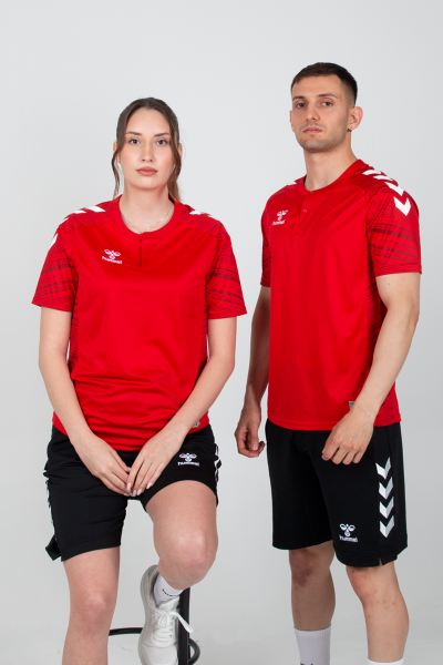 Hummel - Gihamsport Lıne Kamp Tişörtü Kırmızı