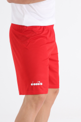 Diadora - Gihamsport Kareli Antrenman Şortu Kırmızı
