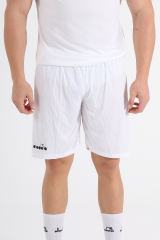 Diadora - Gihamsport Düz Antrenman Şortu Beyaz