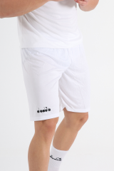 Diadora - Gihamsport Düz Antrenman Şortu Beyaz