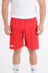 Diadora - Gihamsport Düz Antrenman Şortu Kırmızı