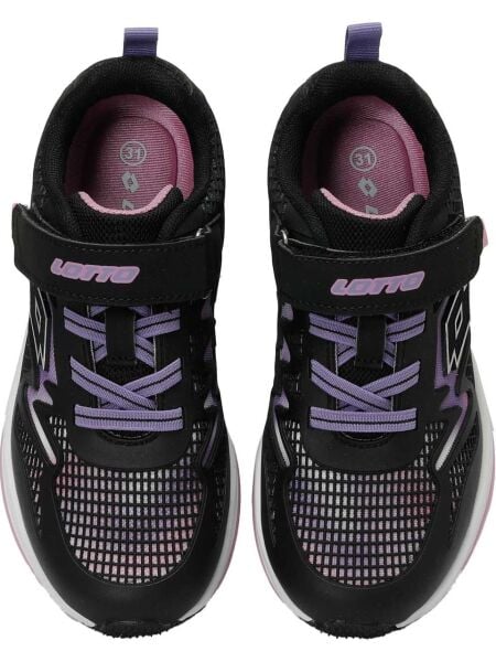 Lotto Montese GPS 4FX Kız Çocuk Koşu Ayakkabısı Siyah-Mor