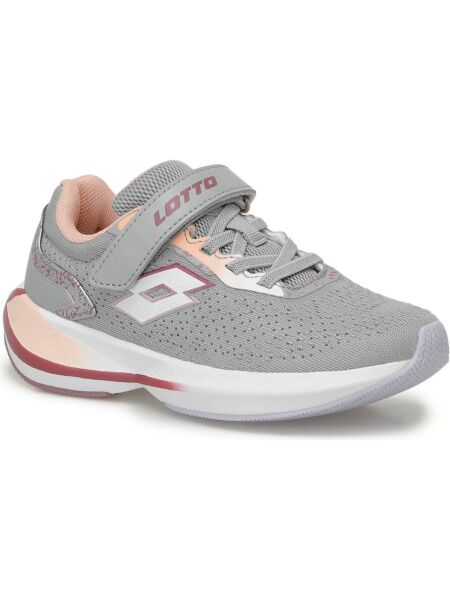 Lotto Chase GPS 4PR Kız Çocuk Koşu Ayakkabısı Gri